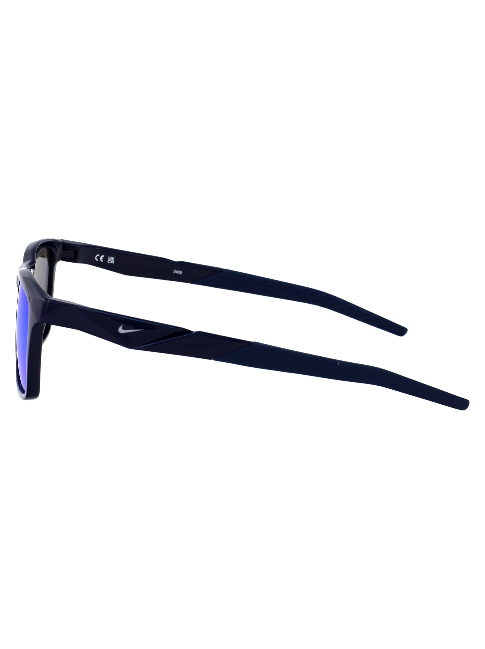 Nike Embar P Navy / Polar Blue Mirror Acetate Sunglasses