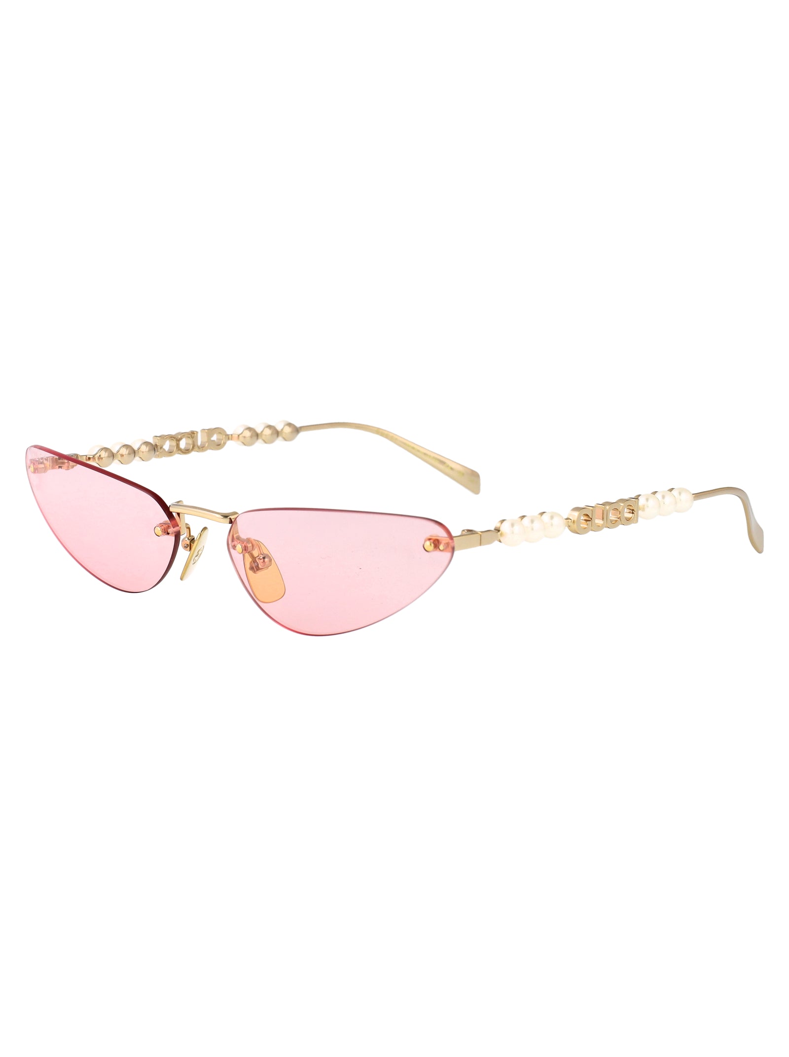 GG1920S Gold-gold-pink Metal Sunglasses