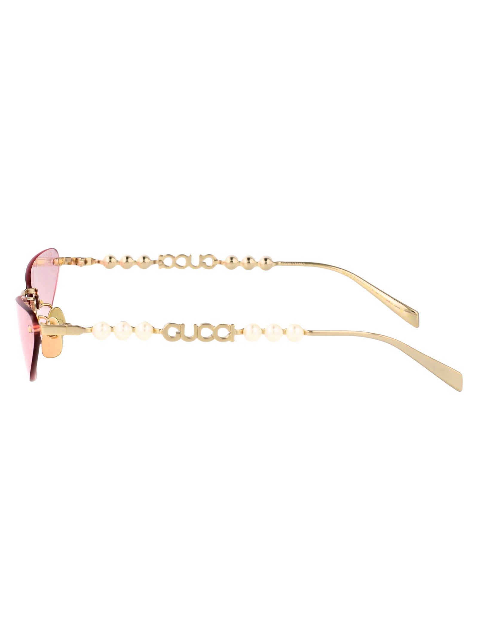 GG1920S Gold-gold-pink Metal Sunglasses