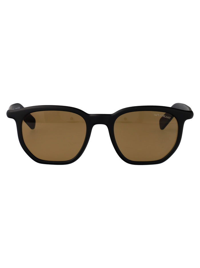 Mb0352s 007 Black-black-brown Recycled Injected Acetate Sunglasses