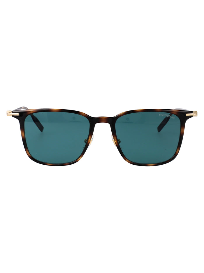 Mb0354s 005 Havana-gold-green Injected Sunglasses