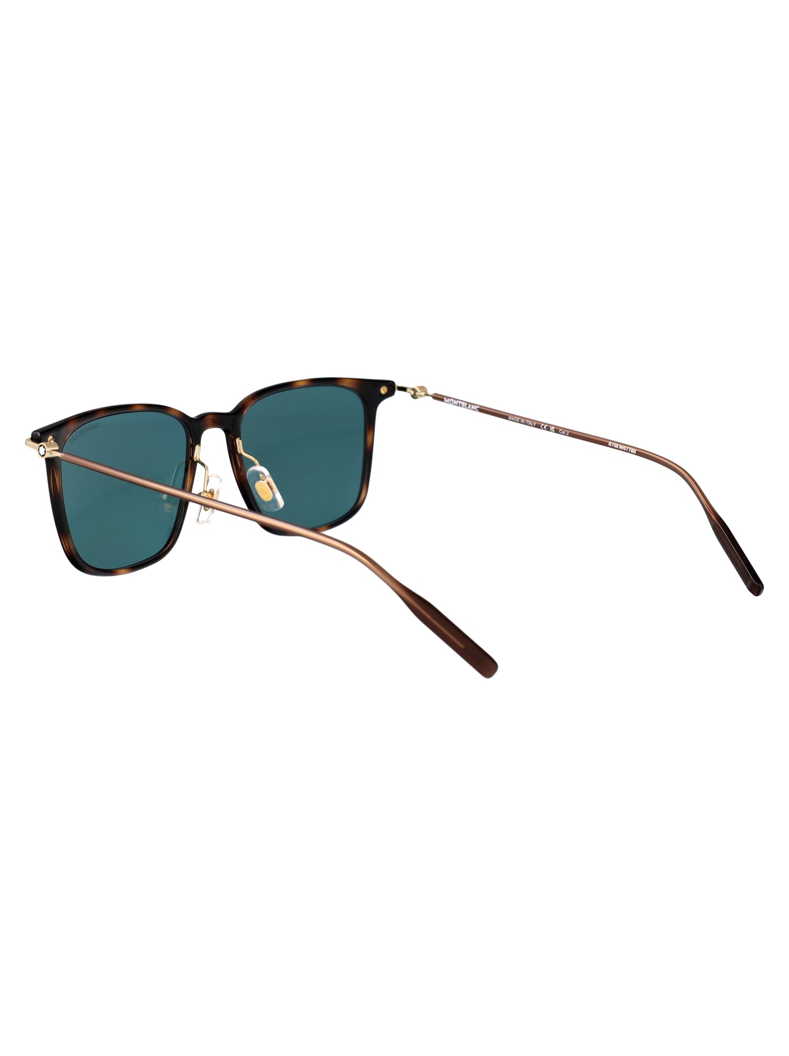 Mb0354s 005 Havana-gold-green Injected Sunglasses