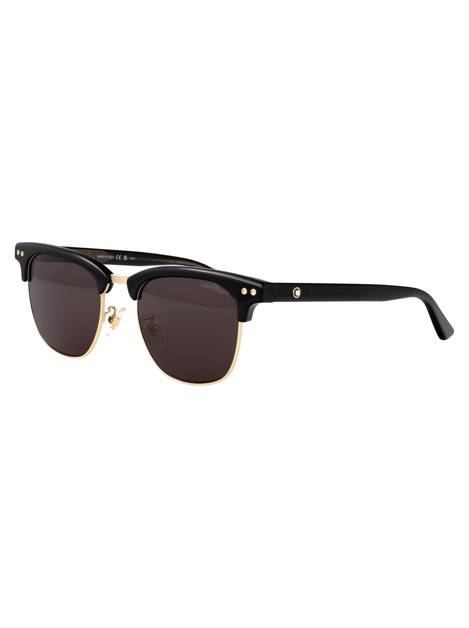Mb0382s 001 Black-black-grey Recycled Acetate Sunglasses