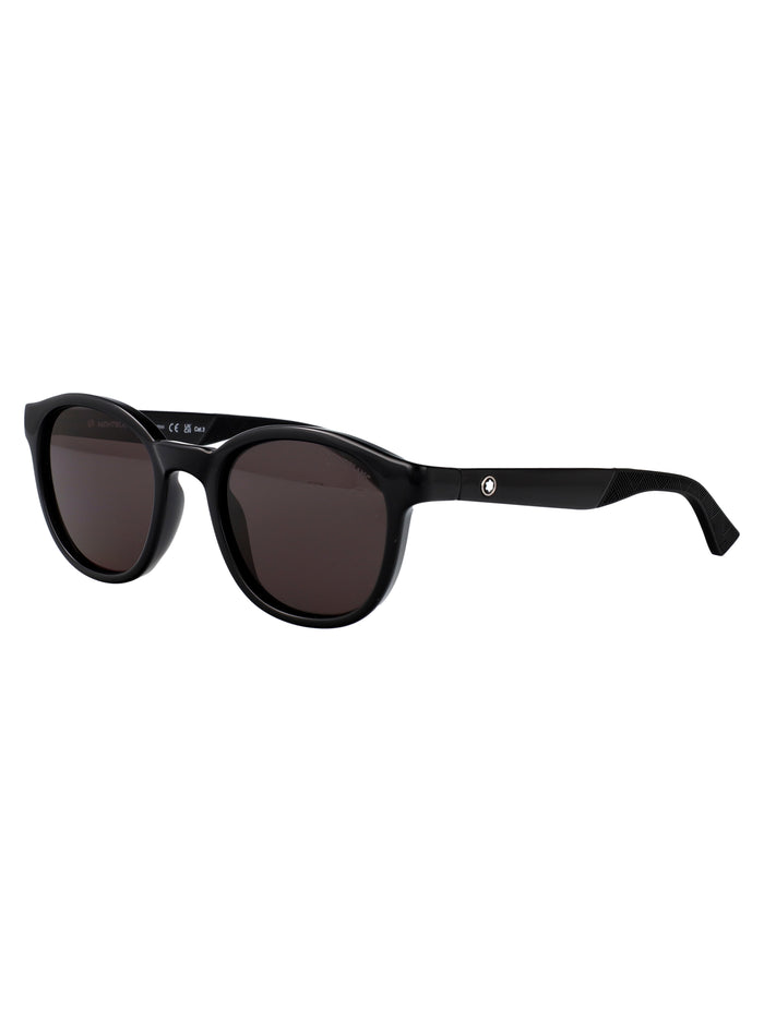 Mb0398s 001 Black-black-grey Injected Sunglasses