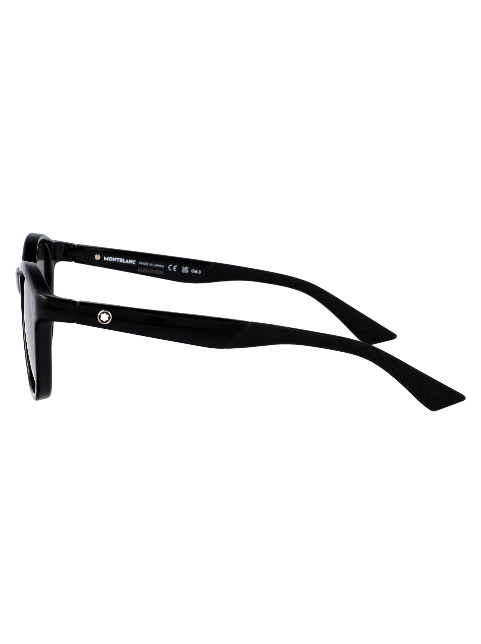 Mb0398s 001 Black-black-grey Injected Sunglasses