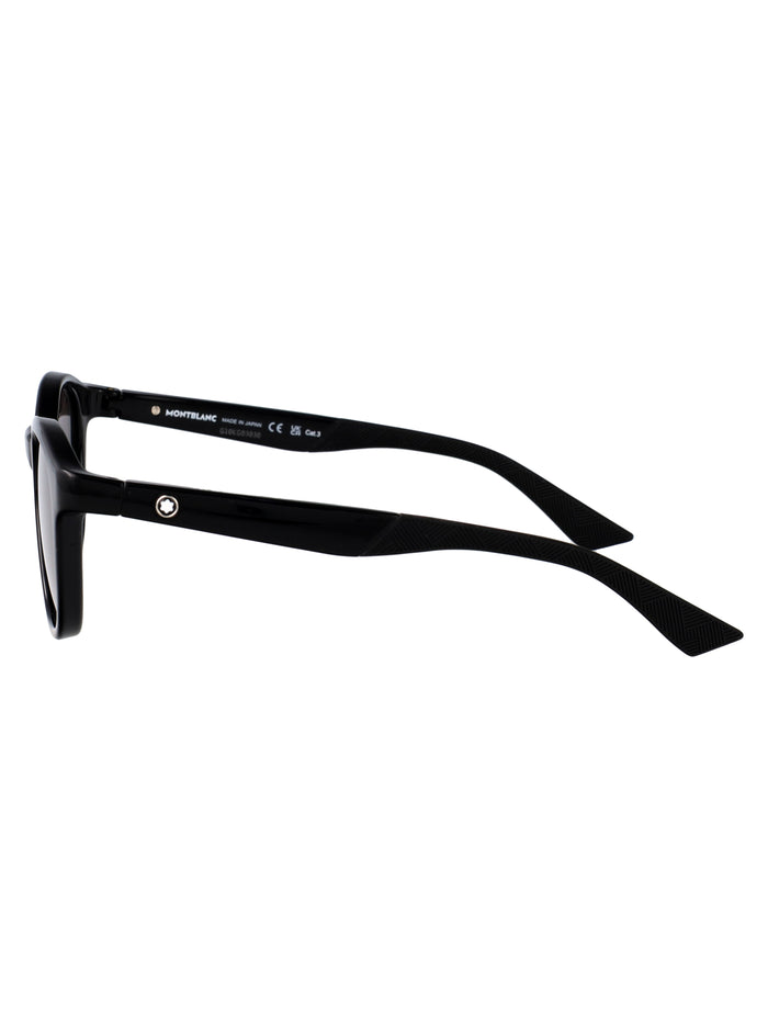Mb0398s 001 Black-black-grey Injected Sunglasses