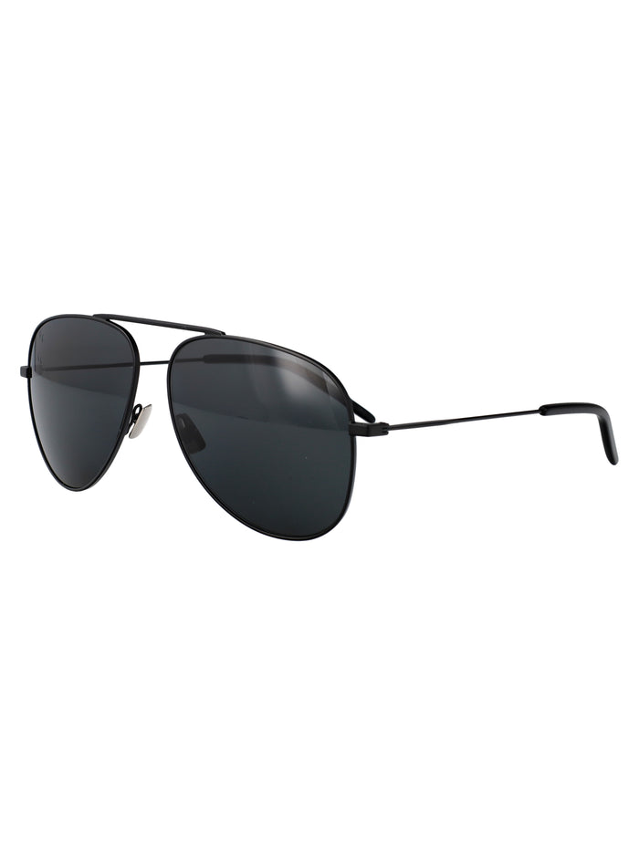 Black-black-black Metal Sunglasses
