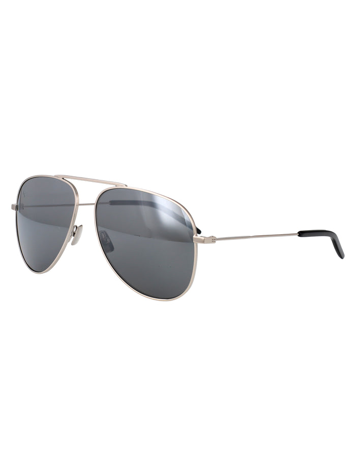 Sl 800 003 Silver-silver-silver Metal Sunglasses
