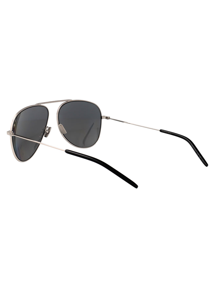 Sl 800 003 Silver-silver-silver Metal Sunglasses