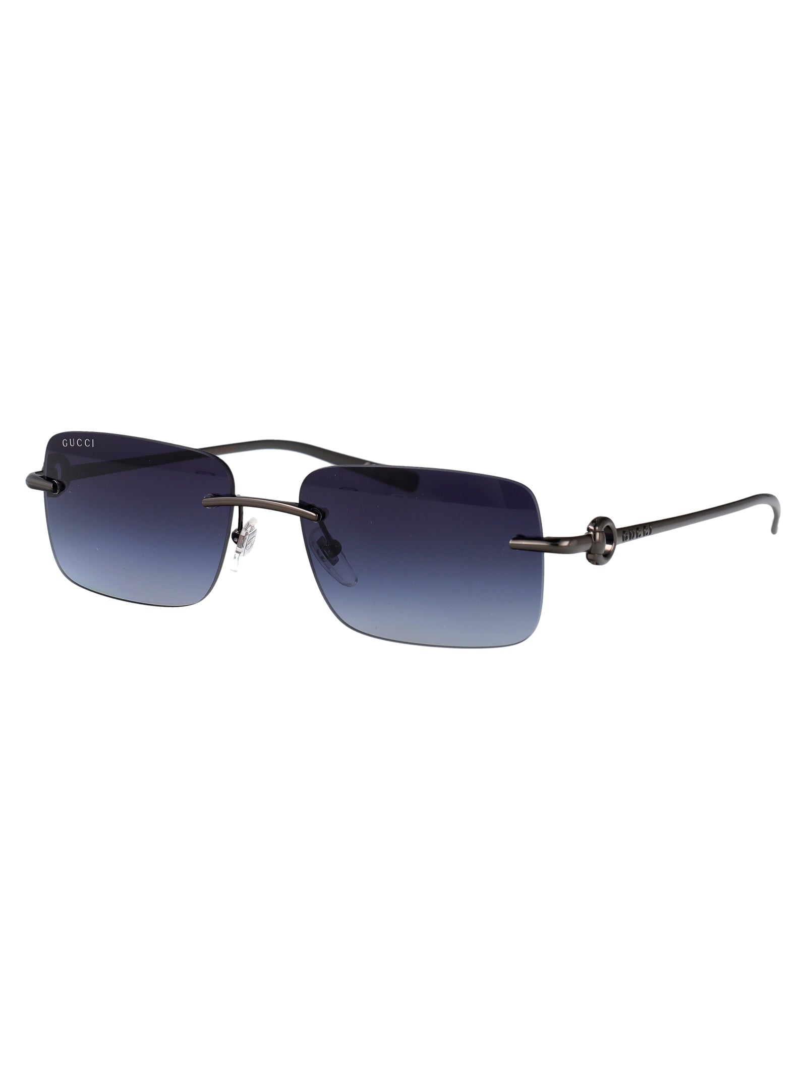 Gg1703s 006 Ruthenium-ruthenium-blue Metal Sunglasses