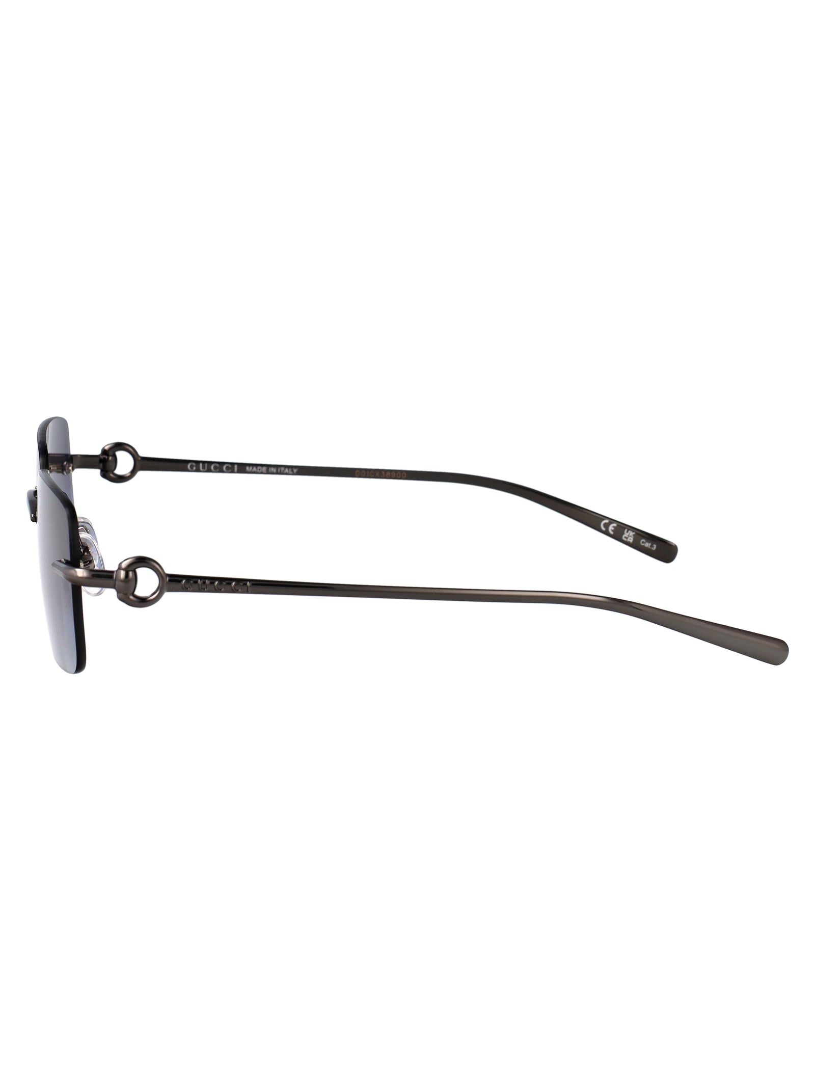 Gg1703s 006 Ruthenium-ruthenium-blue Metal Sunglasses