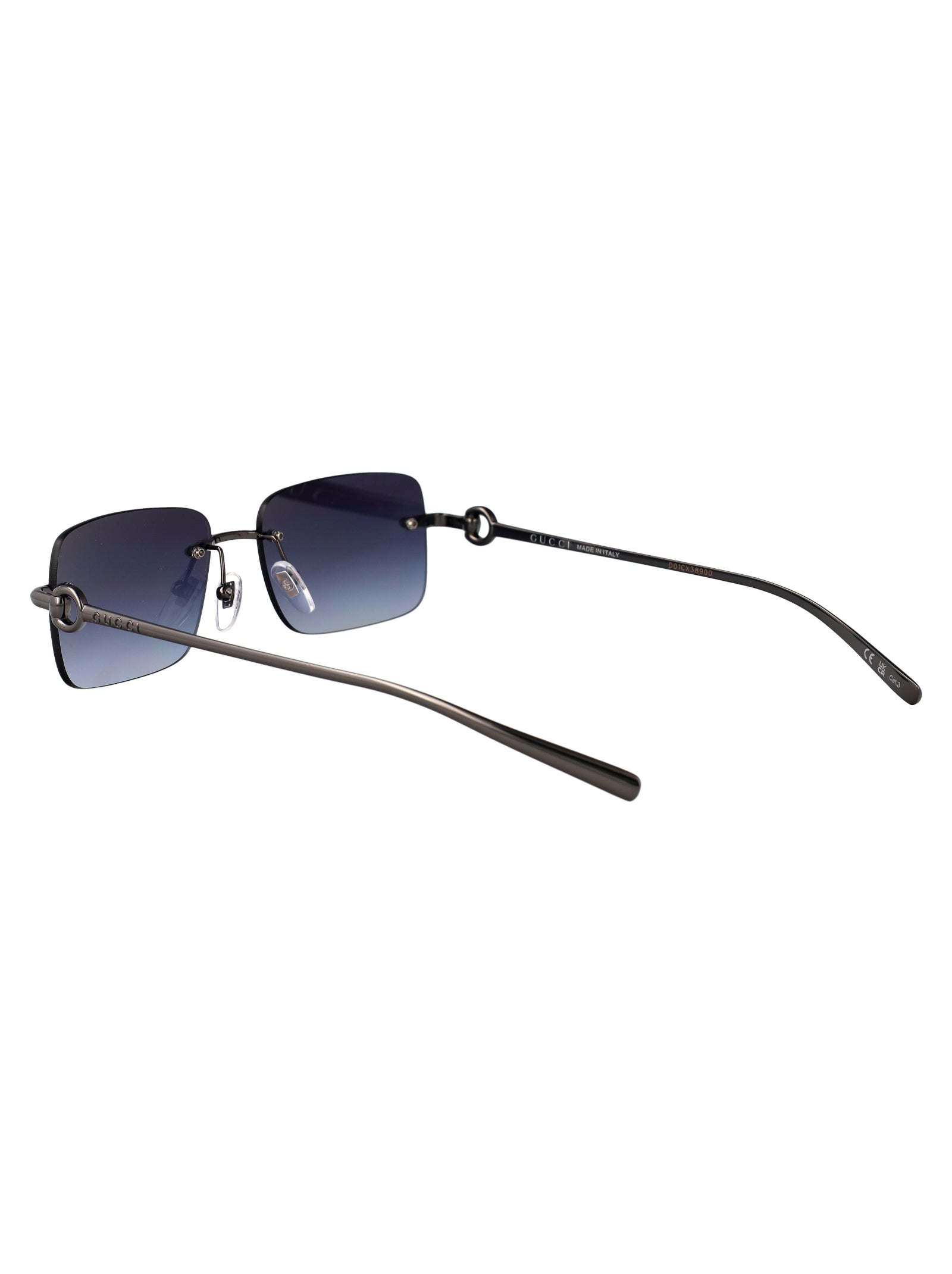 Gg1703s 006 Ruthenium-ruthenium-blue Metal Sunglasses