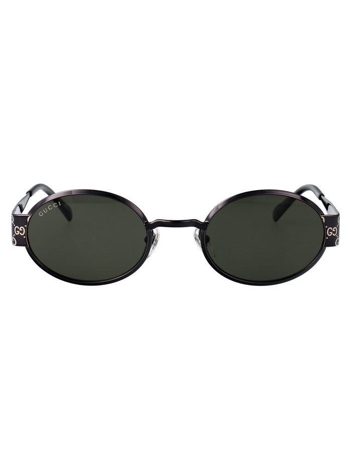 Gg1854s 001 Ruthenium-ruthenium-grey Metal Sunglasses