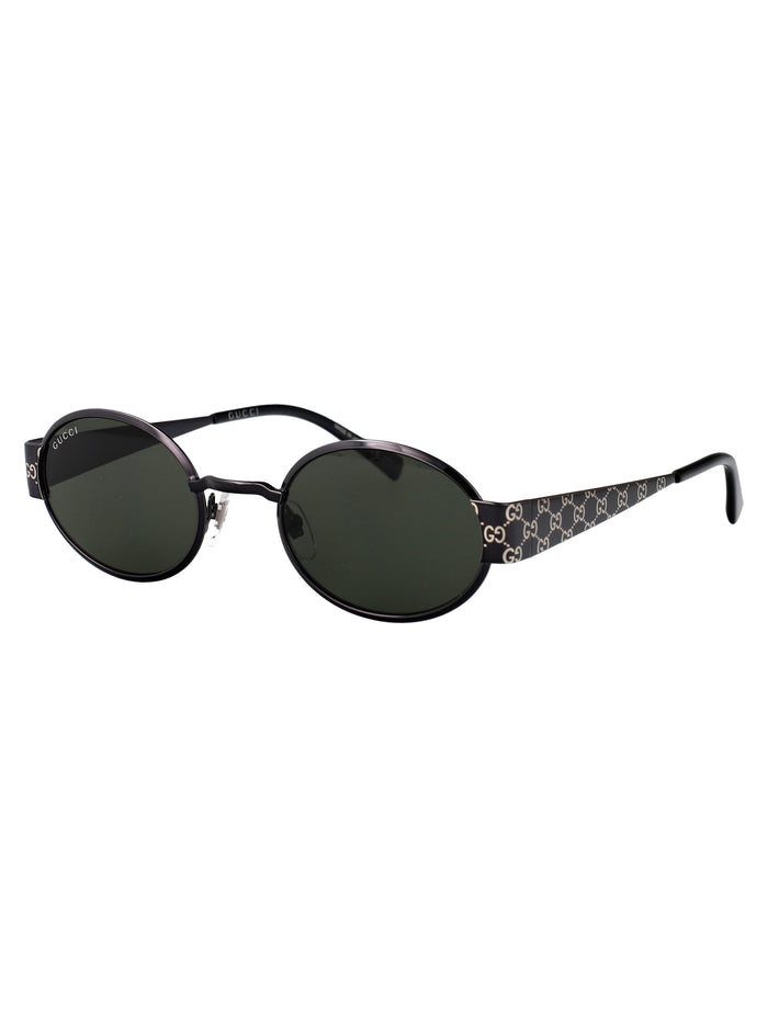 Gg1854s 001 Ruthenium-ruthenium-grey Metal Sunglasses