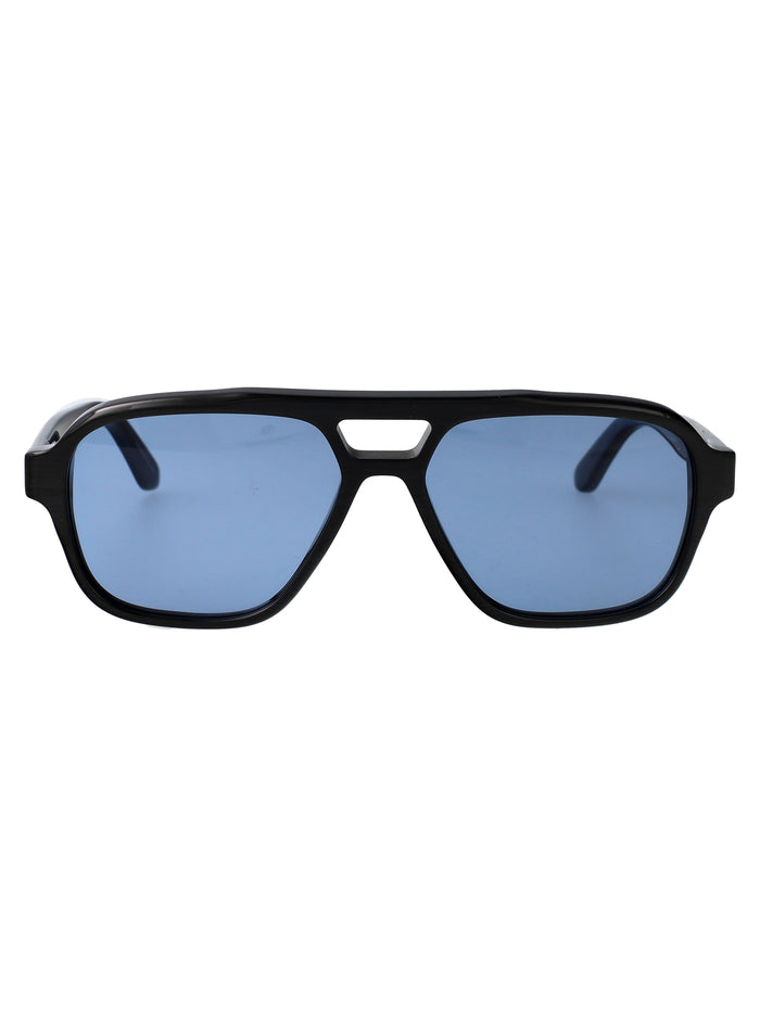 Maneval Black Cat Acetate Sunglasses
