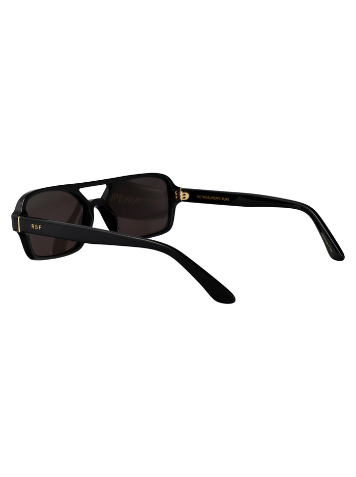 Xta Blk Black Acetate Sunglasses
