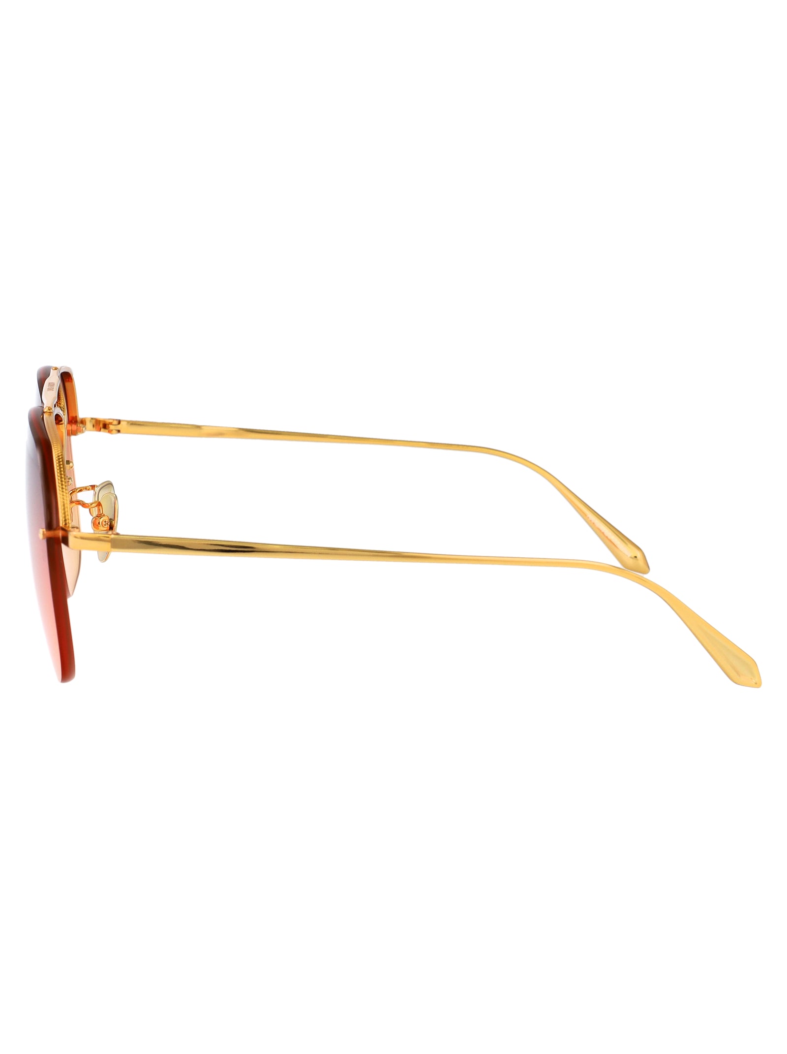 Lfl1539c4sun C4 Yellowgold/sunsetgrad Titanium Sunglasses