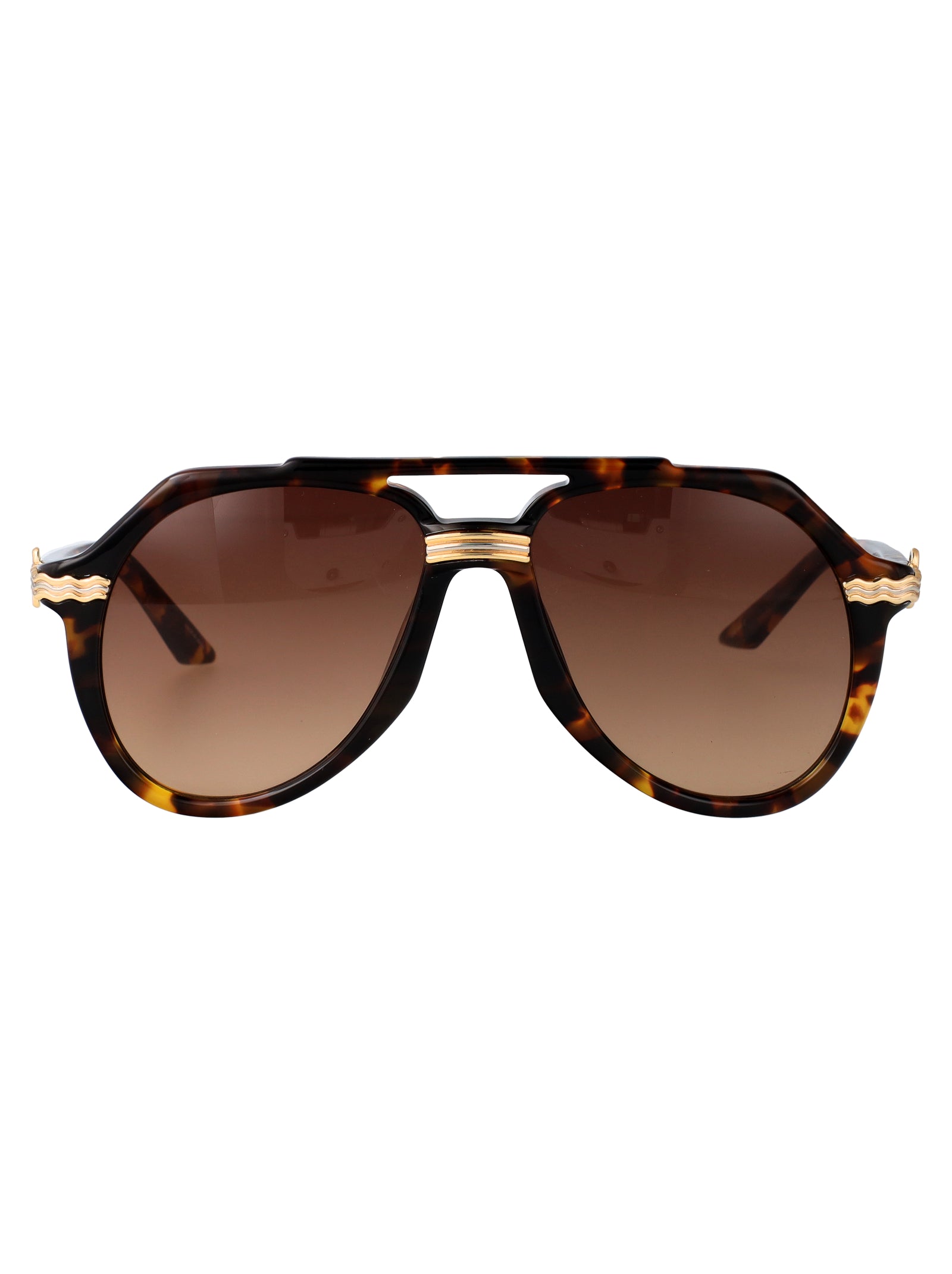Ew-023-02 Havana Gold / Brown Acetate Sunglasses