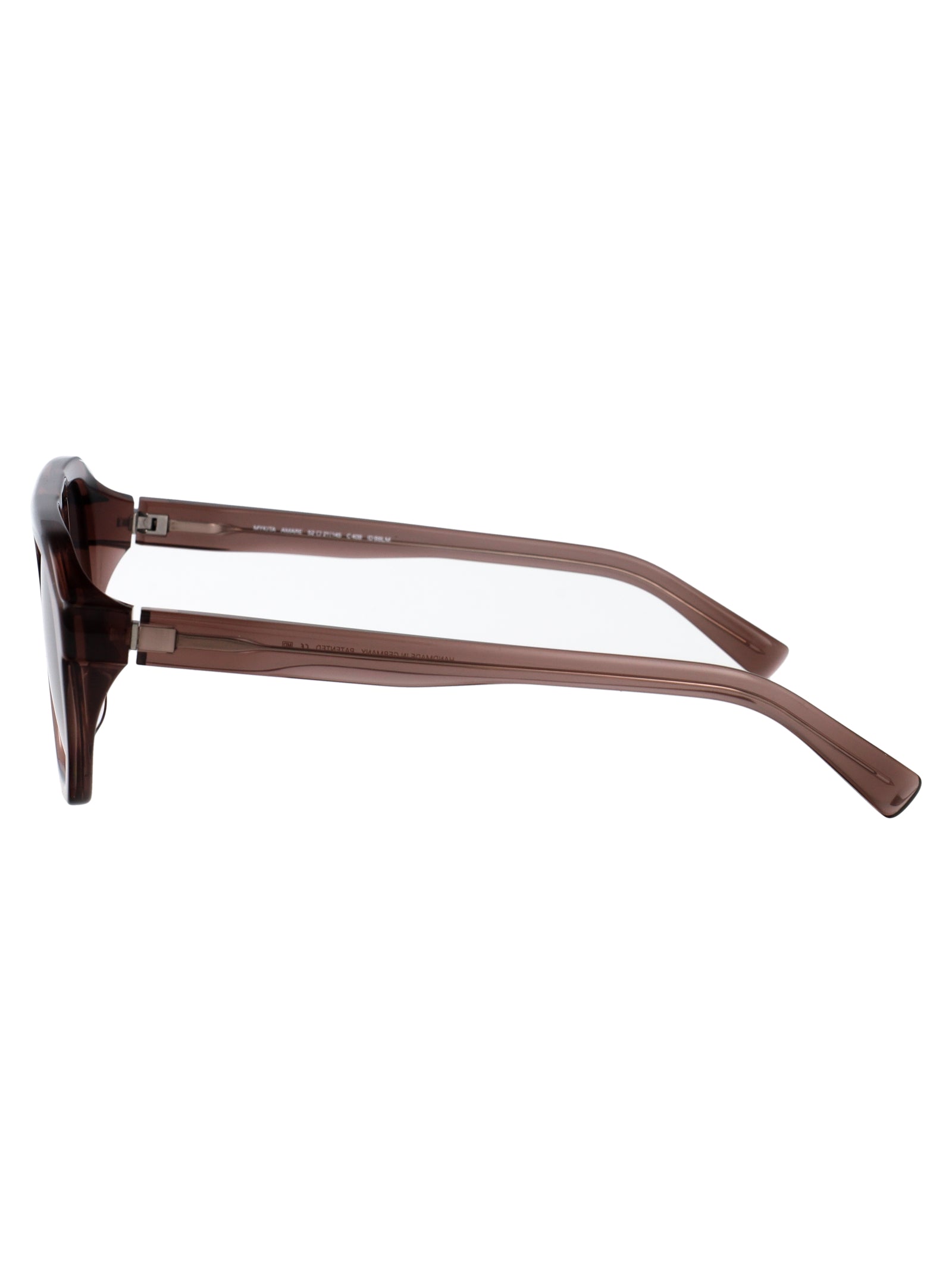 Amare 408 C204-maroon/shiny Silver Acetate Sunglasses