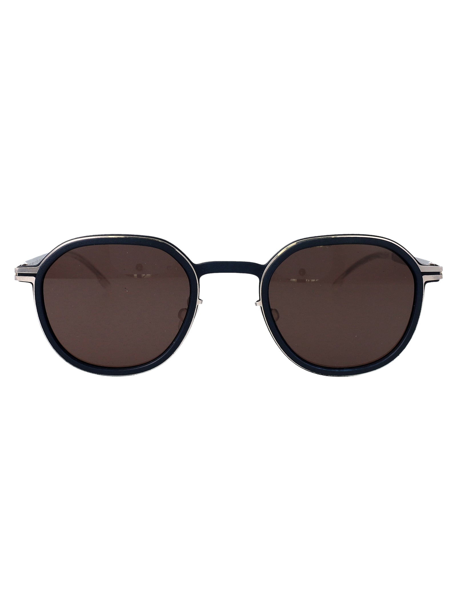Birch Mh75-indigo/shinysilver Steel + Mylon Sunglasses