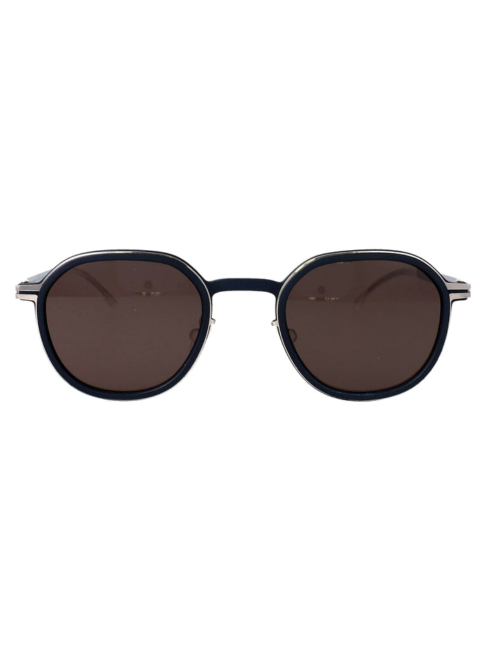 Birch Mh75-indigo/shinysilver Steel + Mylon Sunglasses