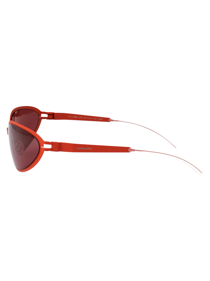 Co Bear Burnt Orange Steel Sunglasses