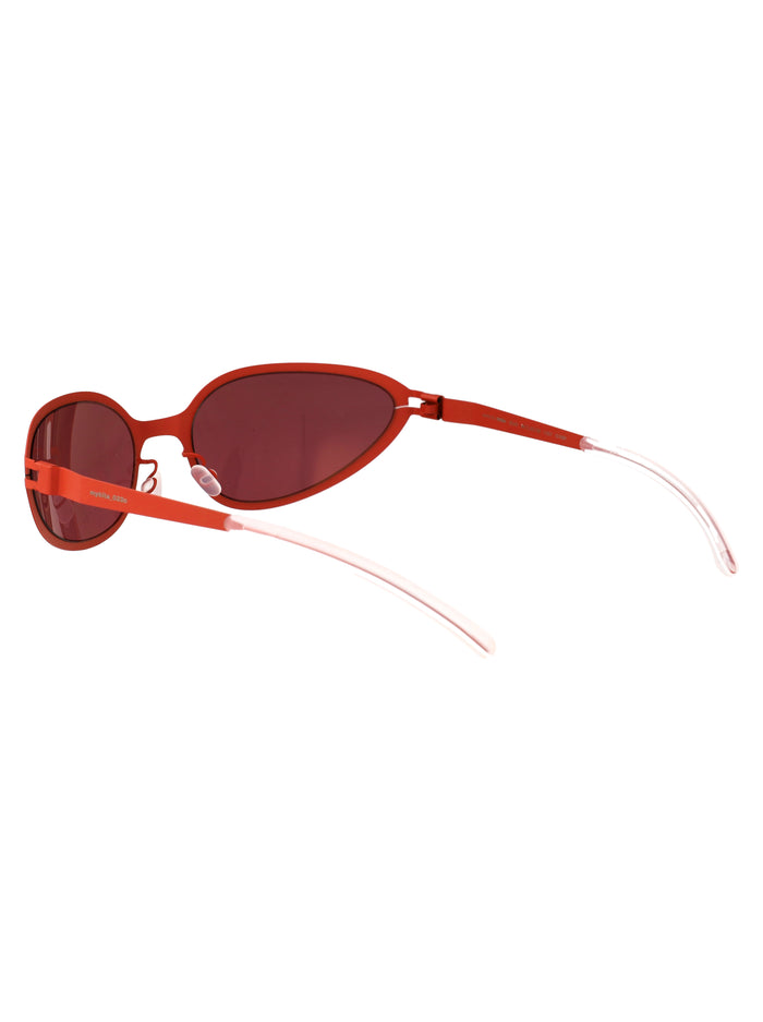 Co Bear Burnt Orange Steel Sunglasses
