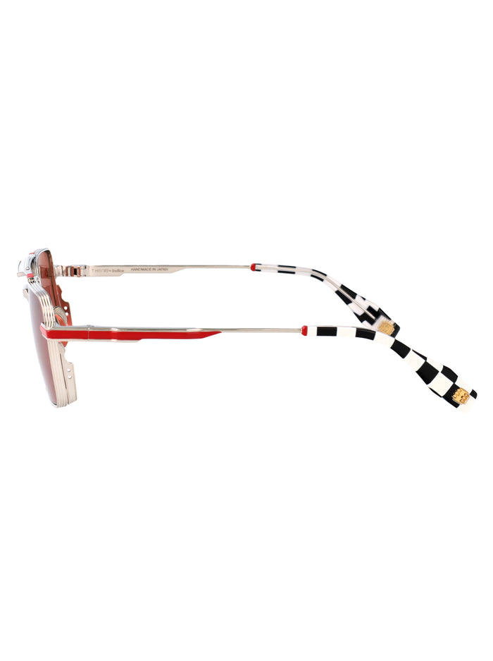 Gmin2 Red Lens Version Titanium Sunglasses