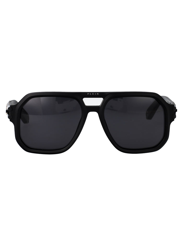 Spp148v 0703 Nero Sabbiato/opaco Acetate Sunglasses