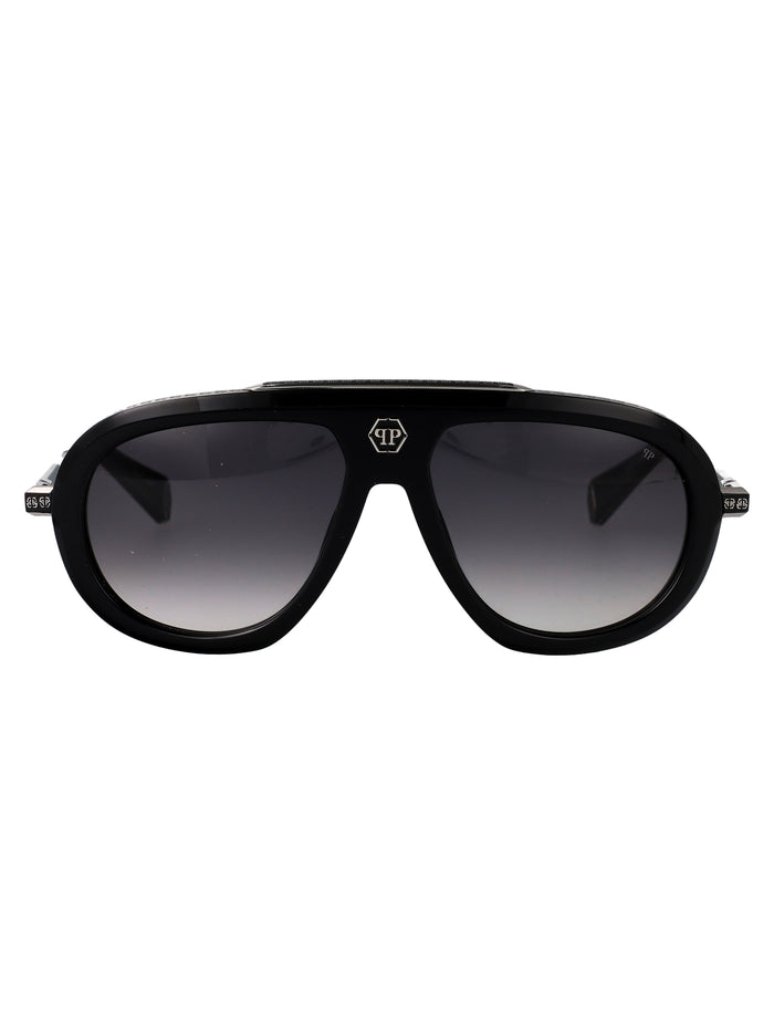 Spp151v 700y Nero Lucido Titanium Sunglasses