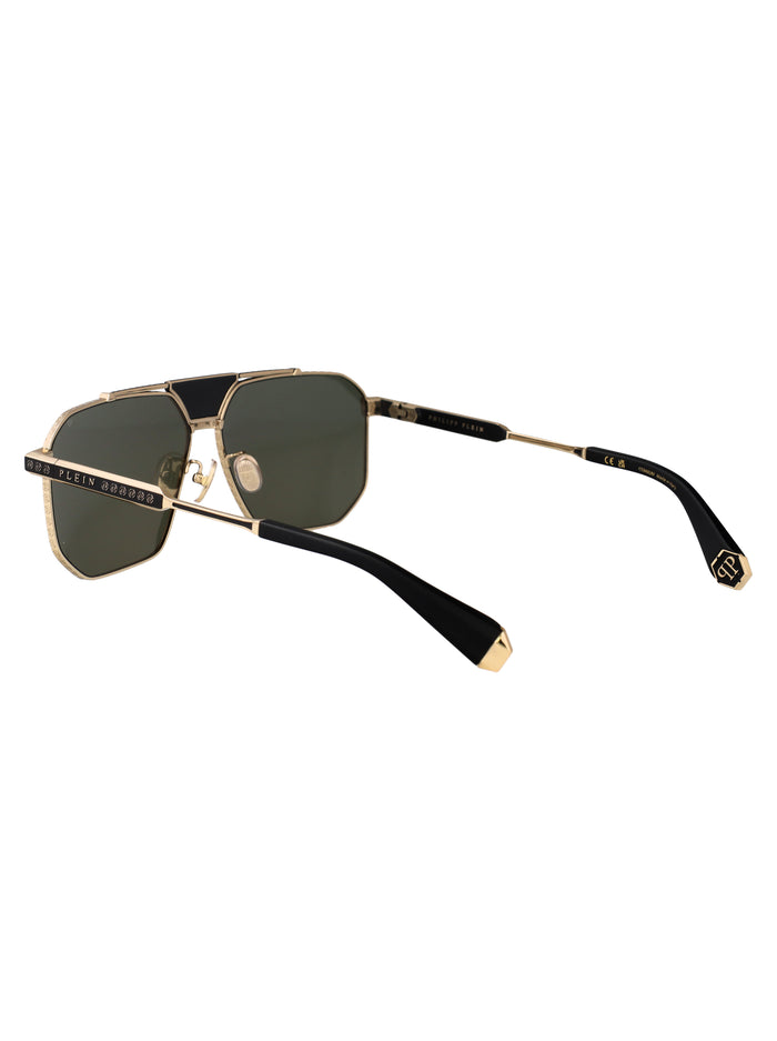 Spp152v 0302 Oro Rose' Lucido C/parti Nero Semilucido Titanium Sunglasses
