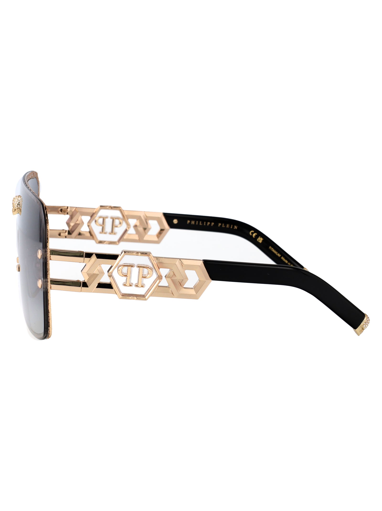 Spp162s 0300 Oro Rose' Lucido Totale Titanium Sunglasses