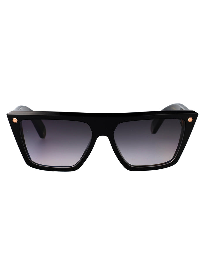 Spp177 0700 Nero Lucido Acetate Sunglasses