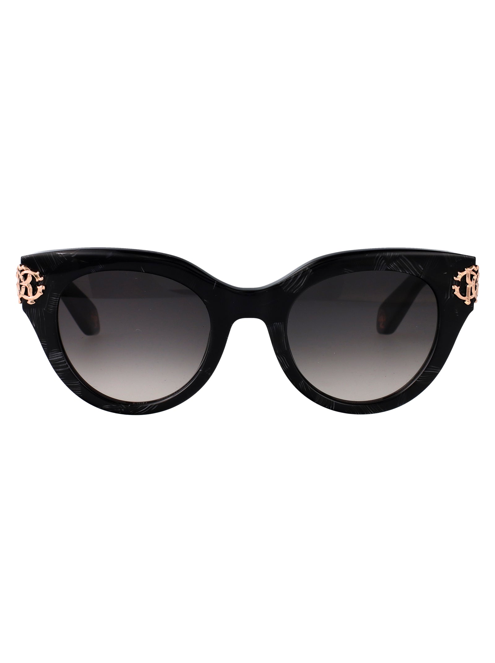 Src065m 0981 Nero Con Aste Bianche Acetate Sunglasses
