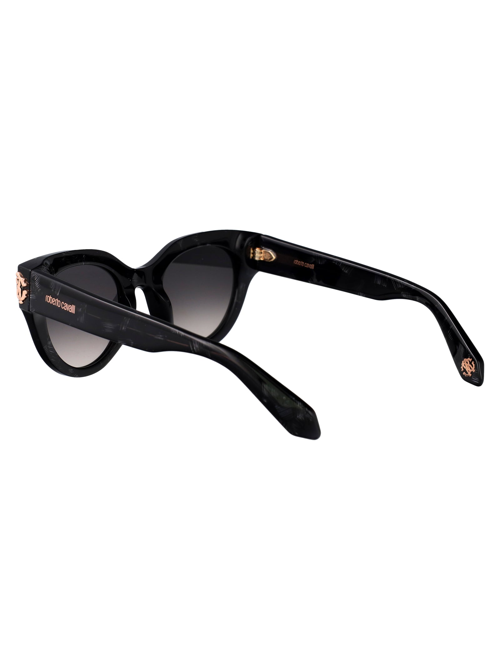 SRC065M Nero Con Aste Bianche Acetate Sunglasses