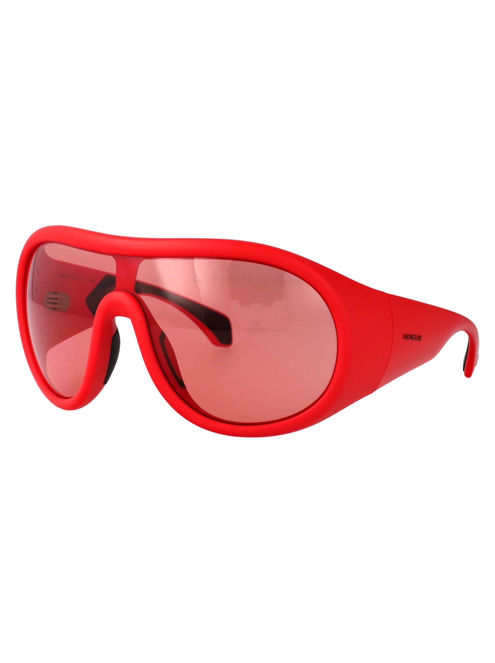 0me8004 501784 Matte Red Injected Sunglasses