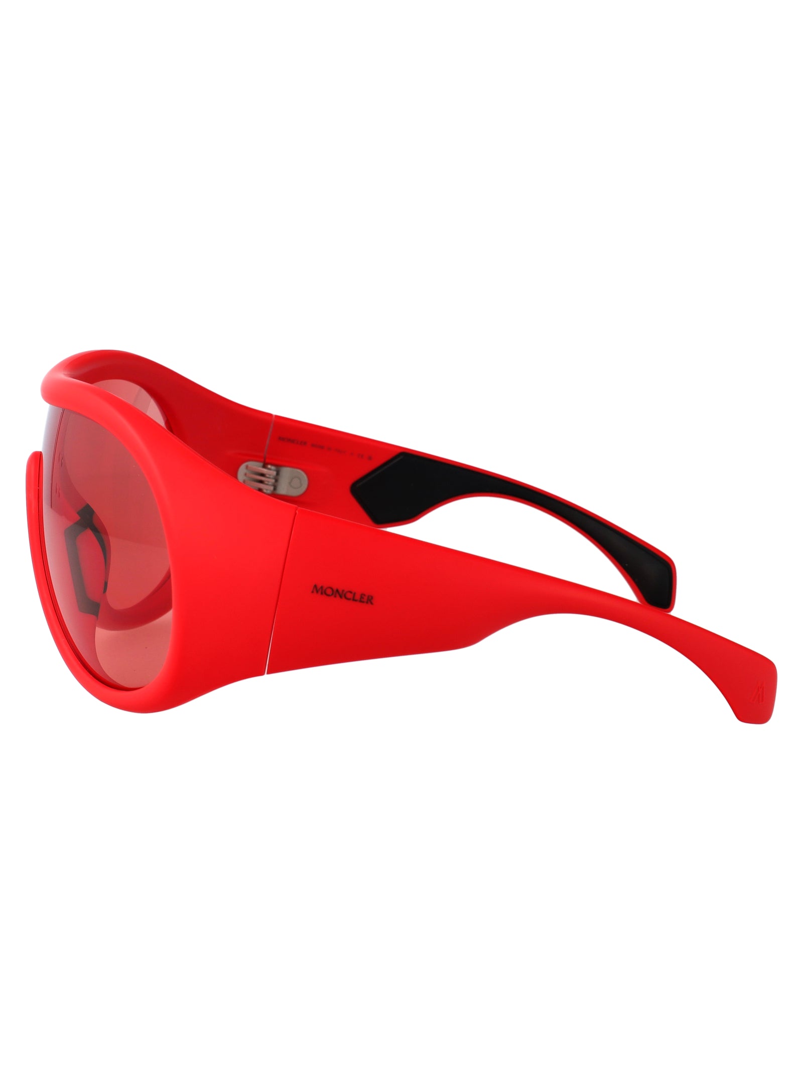 Cloche Matte Red Injected Sunglasses