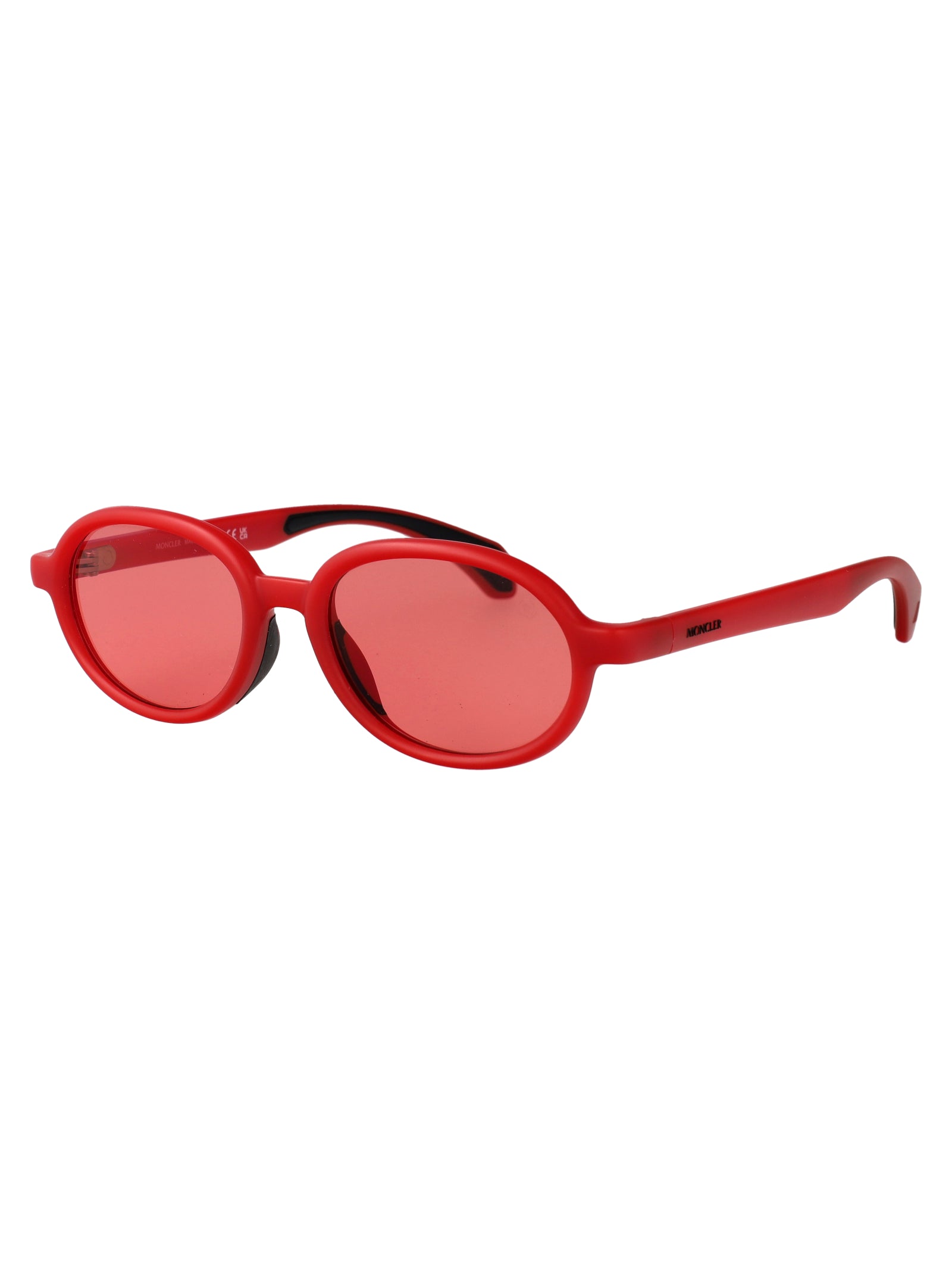 Caprice Matte Milky Red Injected Sunglasses
