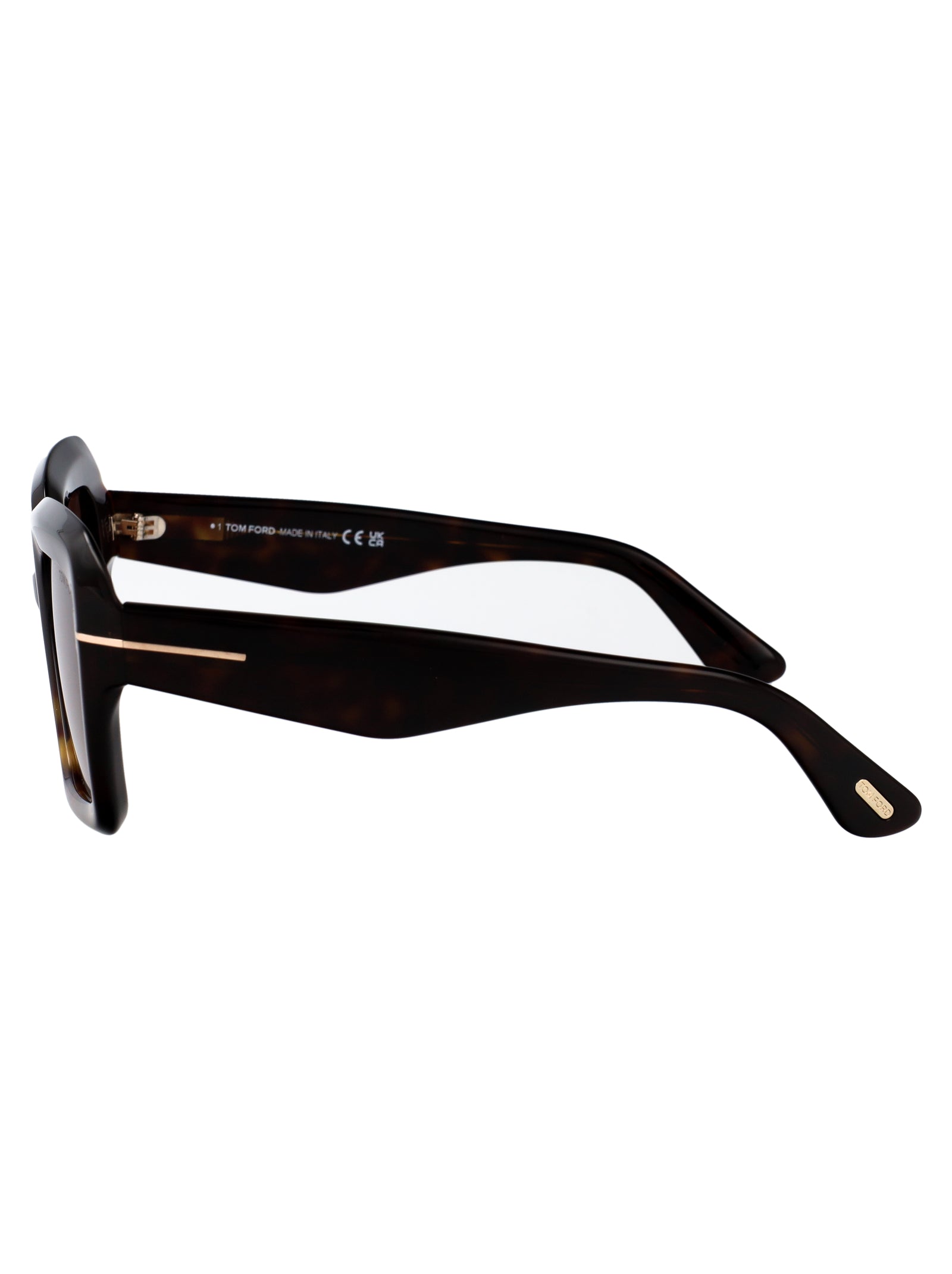 Ft1157 52j Avana Scura / Roviex Acetate Sunglasses