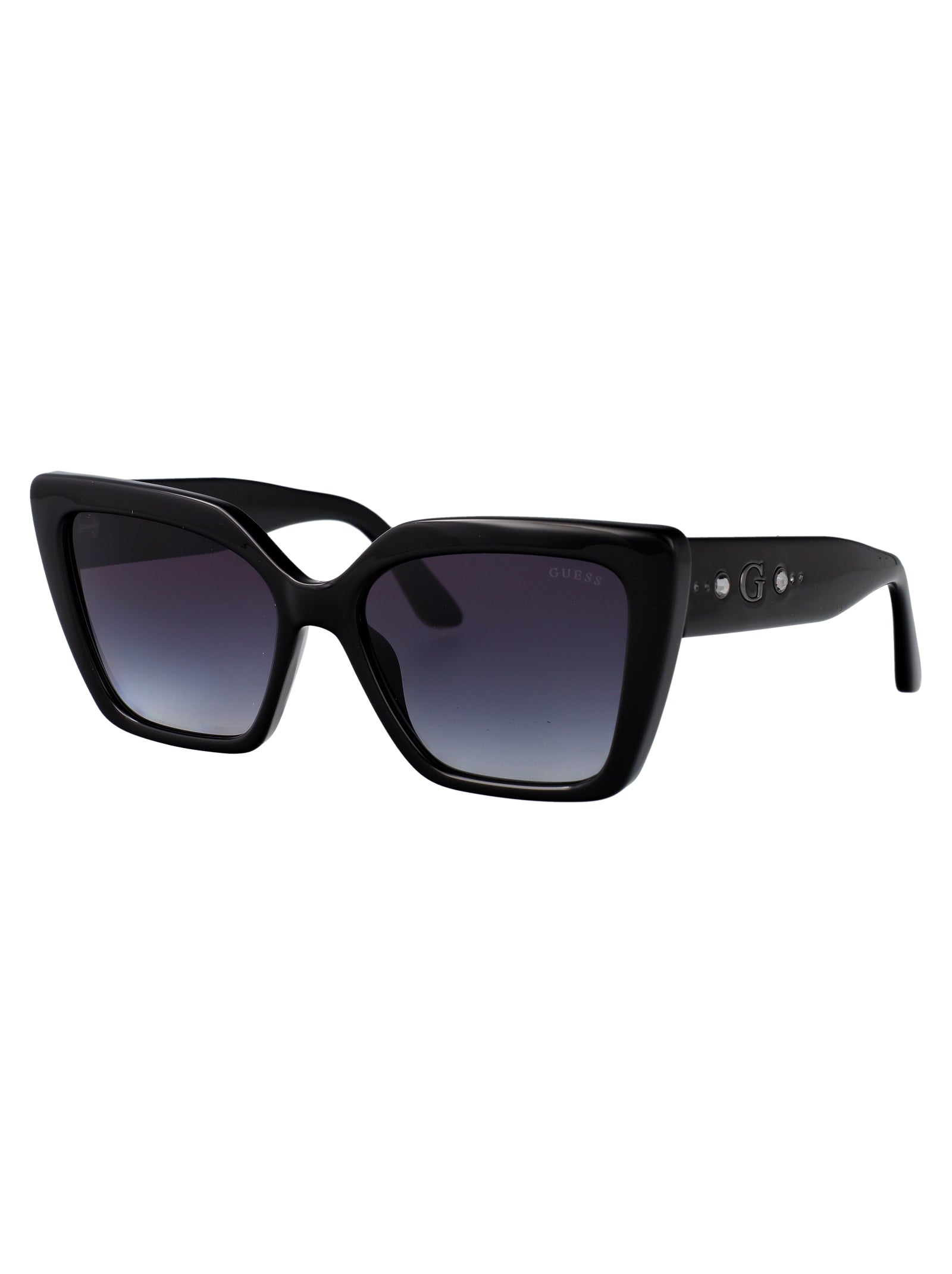 Gu00162 Nero Lucido / Fumo Grad Injected Sunglasses