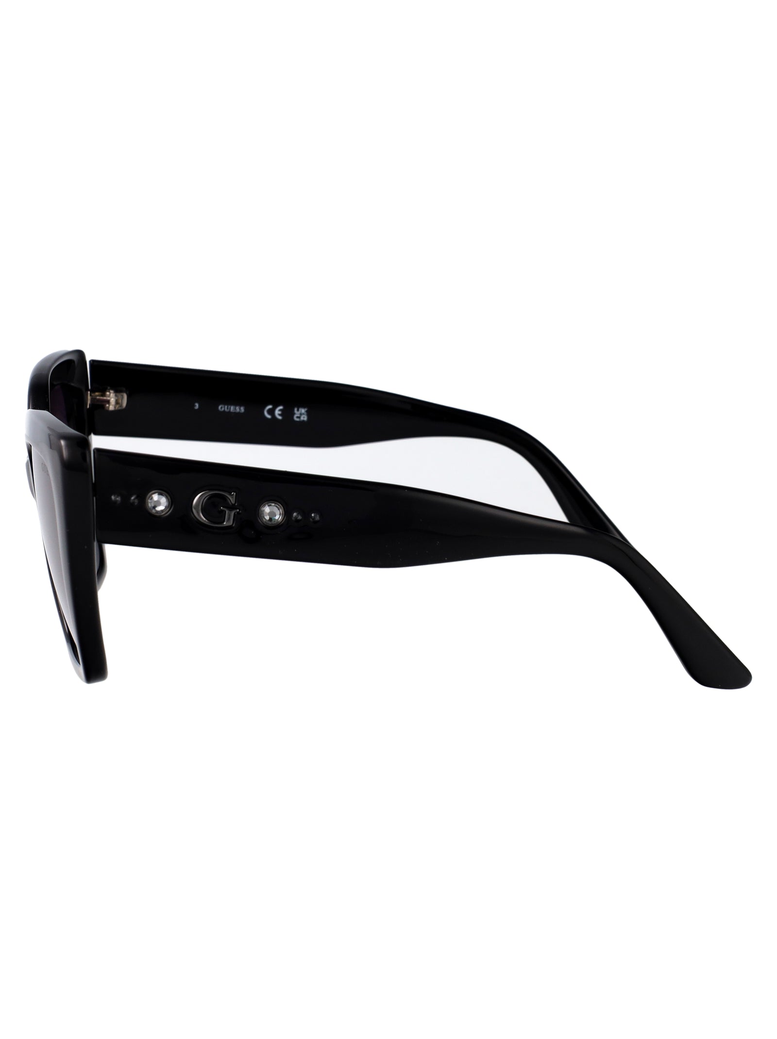 Gu00162 Nero Lucido / Fumo Grad Injected Sunglasses