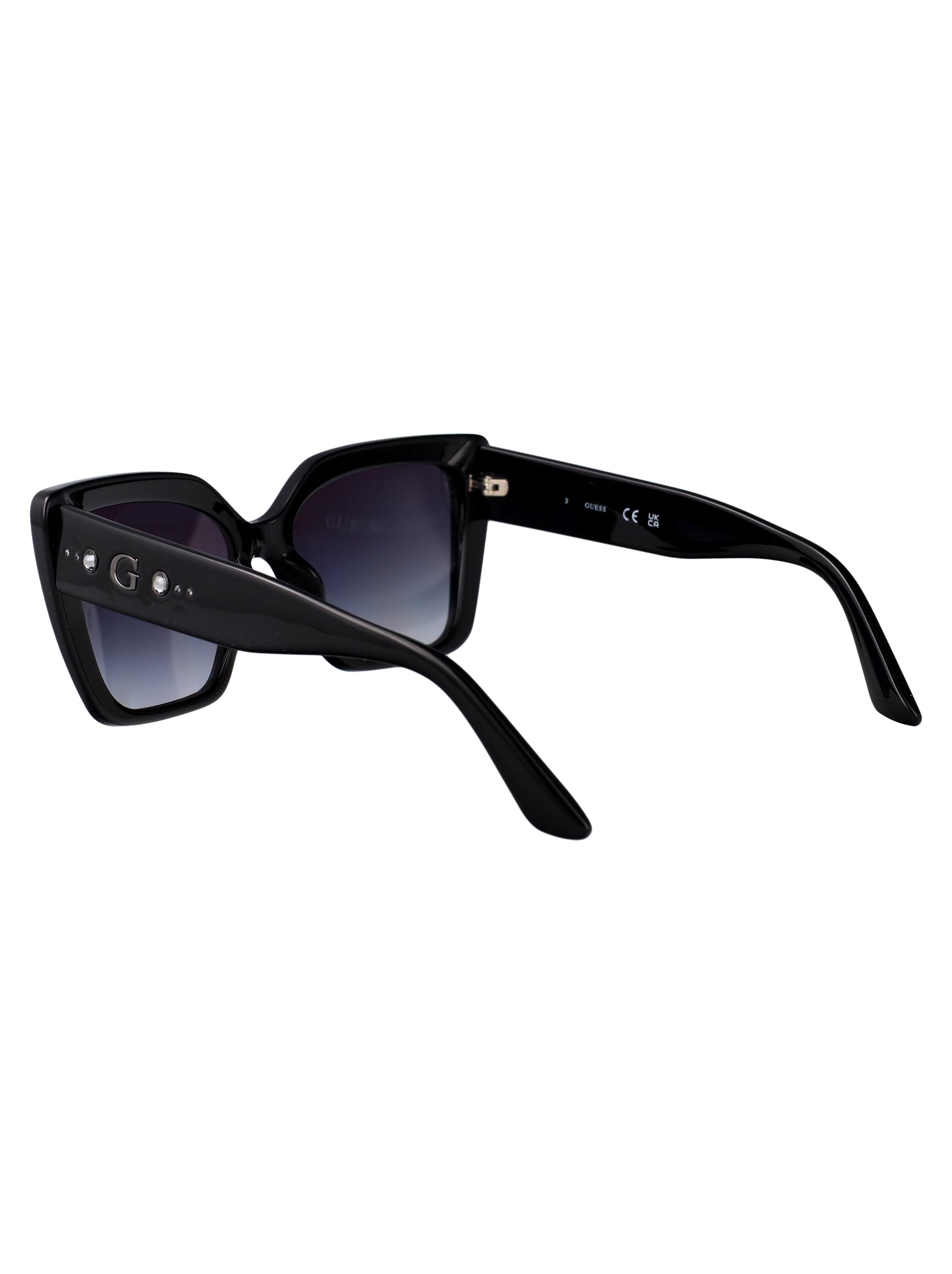Gu00162 Nero Lucido / Fumo Grad Injected Sunglasses