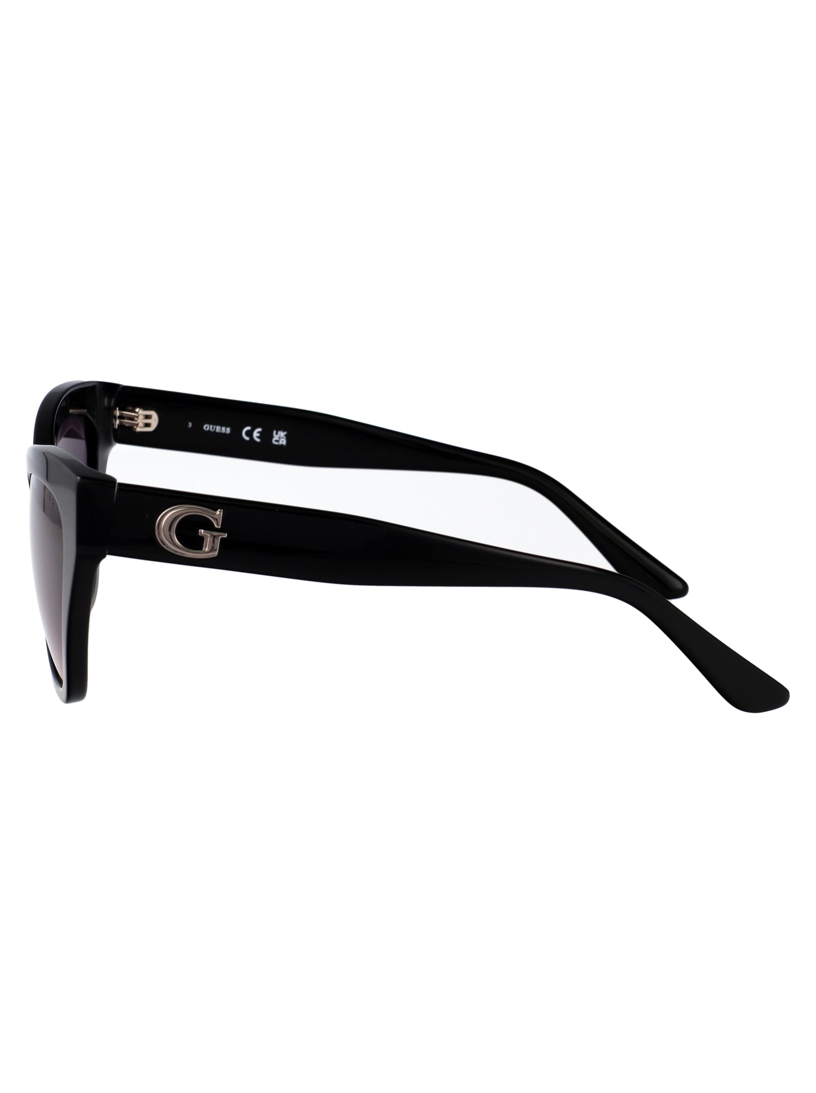 Gu00204 Nero Lucido / Fumo Grad Acetate Sunglasses