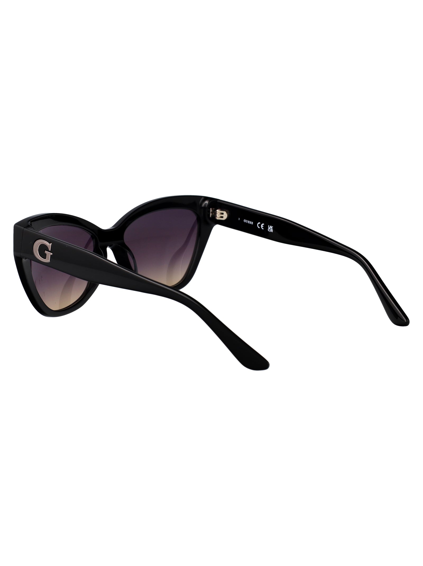 Gu00204 Nero Lucido / Fumo Grad Acetate Sunglasses