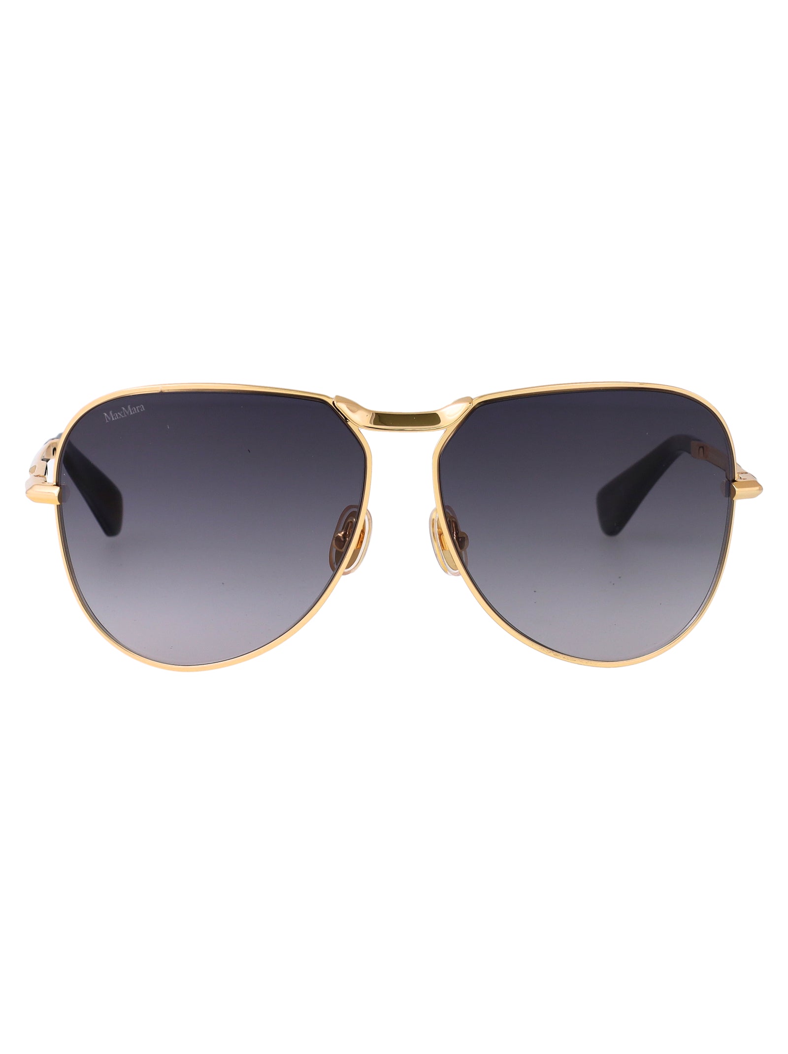 Miller-2 Oro Carico Lucido / Fumo Grad Metal Sunglasses