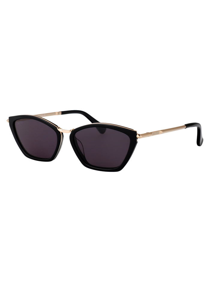 Mm0162 01a Nero Lucido / Fumo Acetate Sunglasses