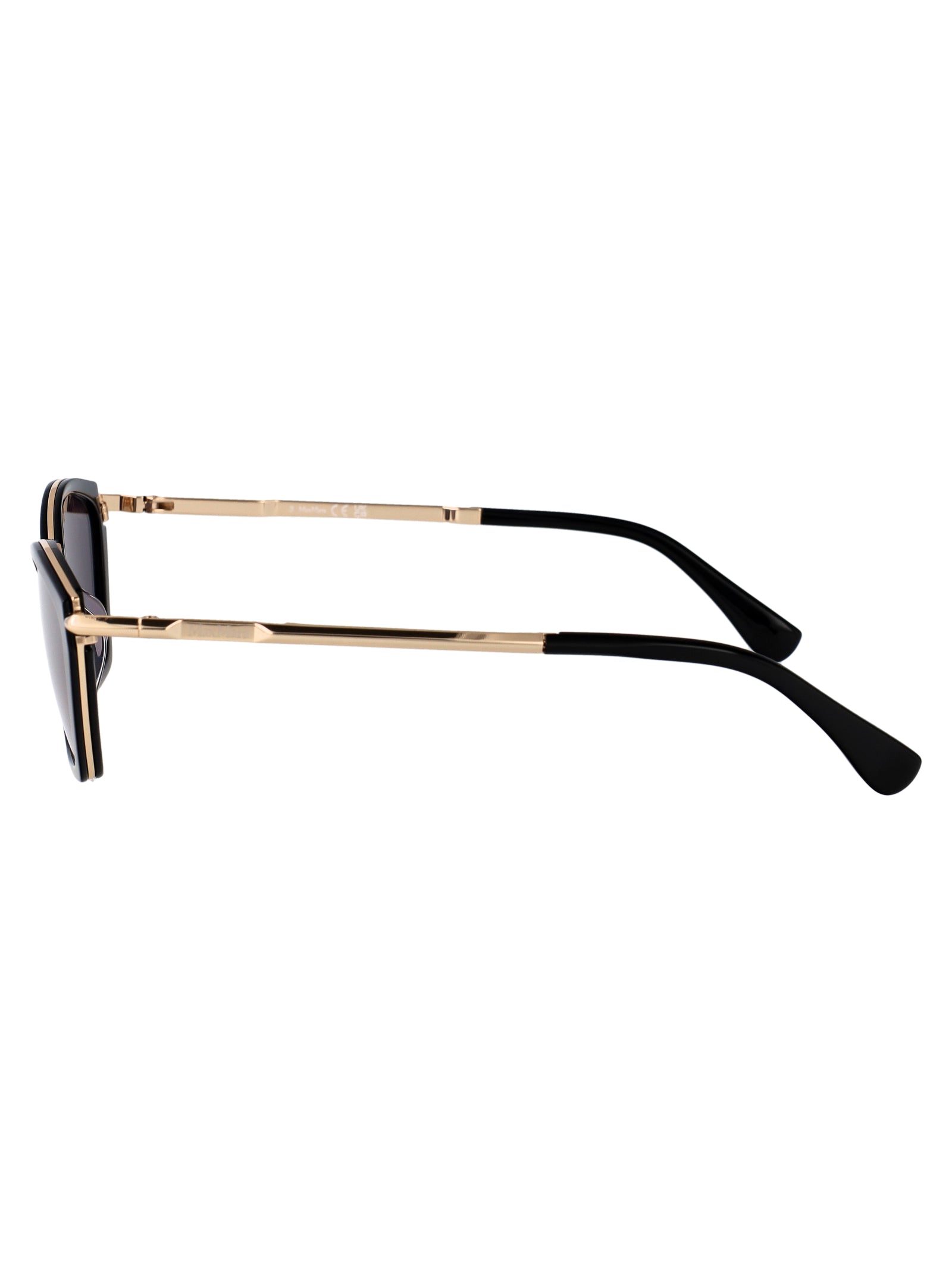 Mm0162 01a Nero Lucido / Fumo Acetate Sunglasses