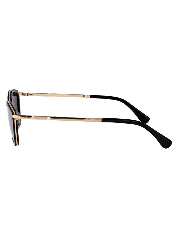 Mm0162 01a Nero Lucido / Fumo Acetate Sunglasses