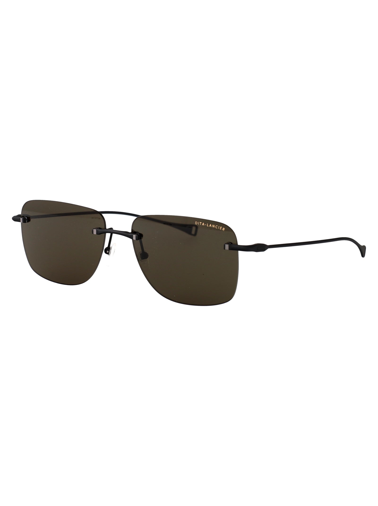 Dls119-A-04 04 Matte Black Metal Sunglasses