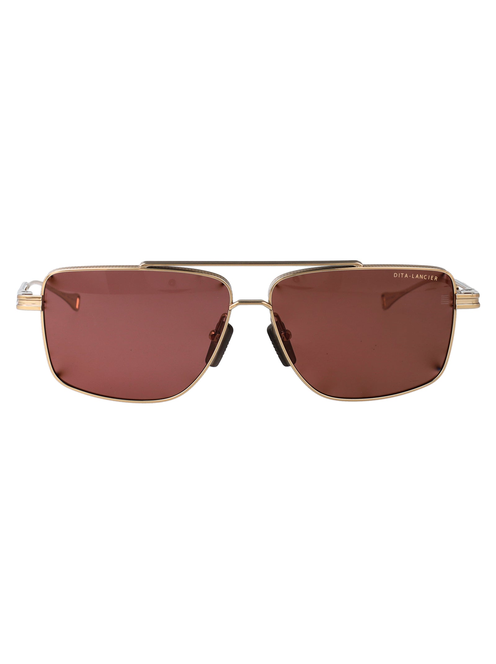 Dls126-A-01 01 Gold Sand Metal Sunglasses